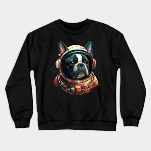 French Bulldog Astronaut Crewneck Sweatshirt